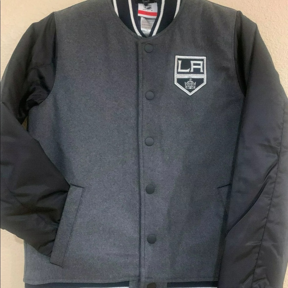LA KINGS Youth Letterman Jacket  - NHL Lic